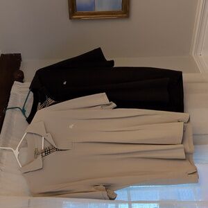 Set of 2 Burberry Men's Short-Sleeve Polo Shirt - Beige And Brown